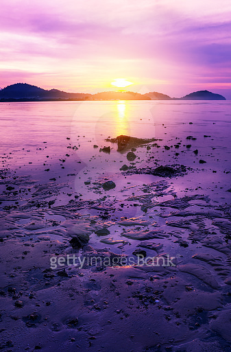 Sea sunset or sunrise in twilight with sky and cloud 이미지 (802171876 ...