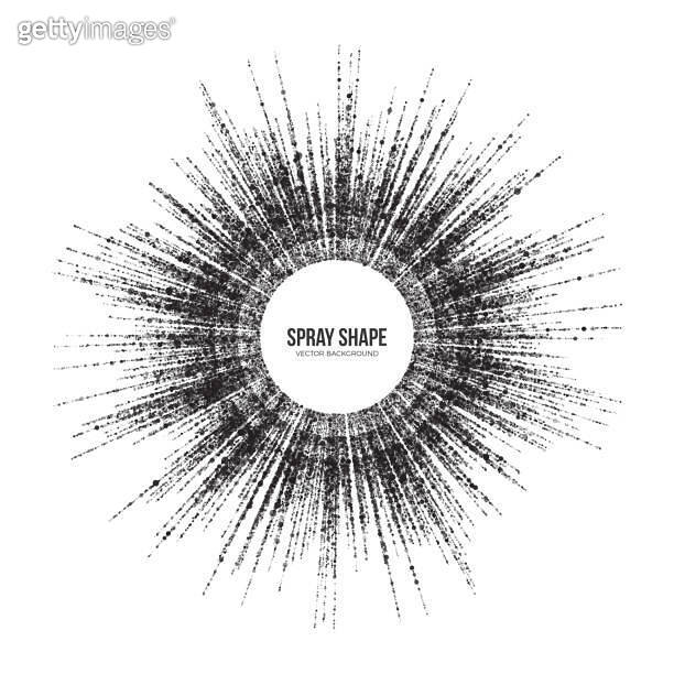 Parten Particles Rounded Vector Radial Scatter Abstract Vector Round Particles 이미지 (846366698) - 게티이미지뱅크