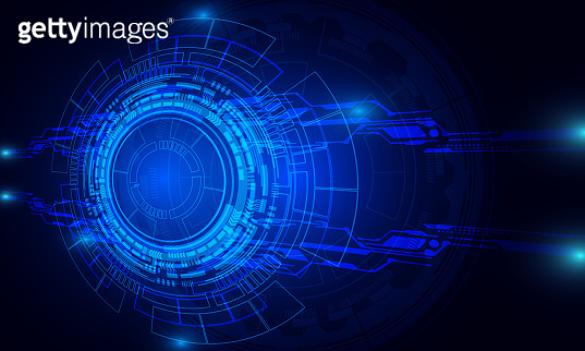 Futuristic Elements Cyber Technology Vector Background 이미지 (1004862436 ...