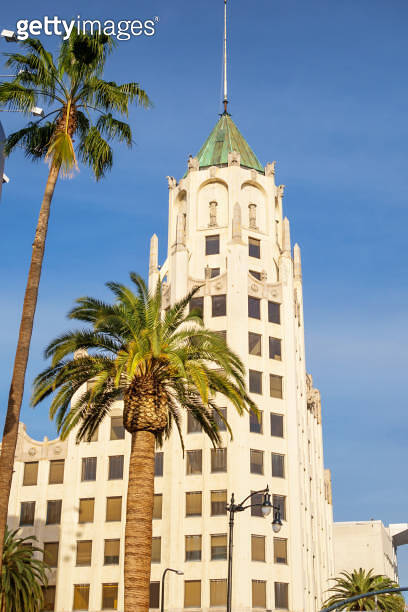 1927 Hollywood First National Bank building in Hollywood Los Angeles