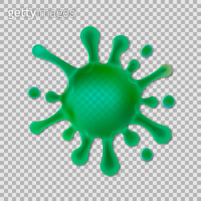 Splattered slime isolated on transparent background. Vector ...