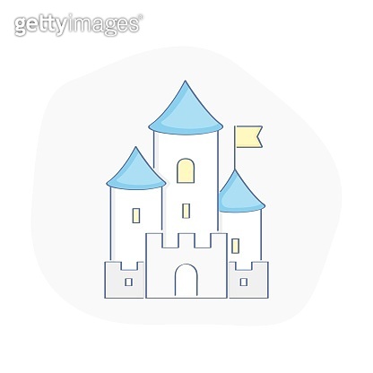 Castle, fortress with towers. Secure, Protection, Defense, Security ...