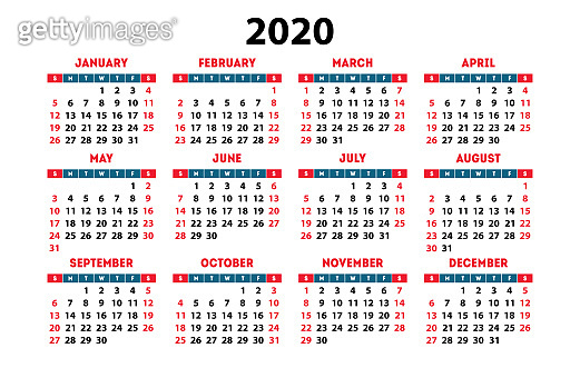 Week 45 2020 Calendar 2020. Week starts on Sunday. Simple ready design template ...