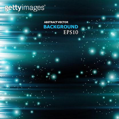 Glow light motion vector abstract blue background with lines and ...