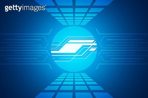 Abstract Technology Background , Circuit board , Circle digital , logo ...