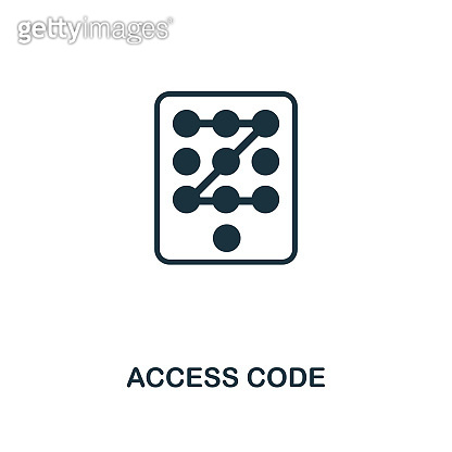 Access Code icon. Premium style design from security icon collection ...