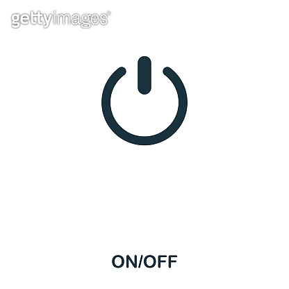 On Off icon. Line style icon design. UI. Illustration of on off icon ...