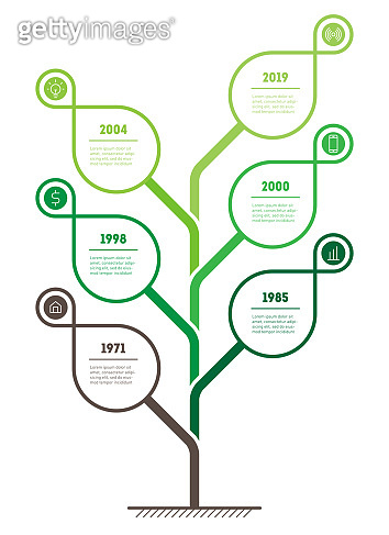Vertical presentation concept for eco Business. Web Template of ...