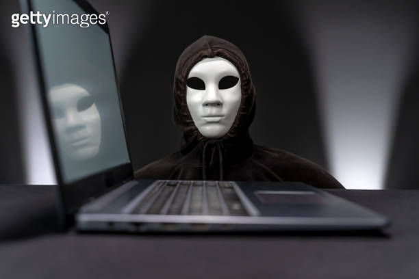 Lester Computer Reflection Scene Computer hacker and his reflection on laptop screen 이미지 (1165712279 ...