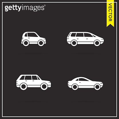 Set of Vector Car Icons (1142714994) - 게티이미지뱅크