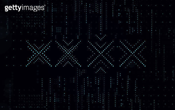 Code Vector Dos Technological background vector illustration. Matrix. Binary Computer ...