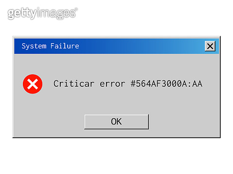 System error popup. Retro window of alert mockup. (1150516265) 일러스트, 무료 ...