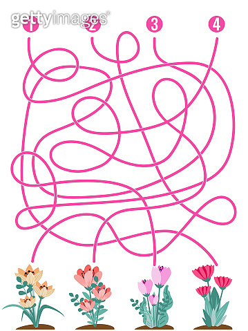 Illustration for competitions of customers, a riddle, a labyrinth ...