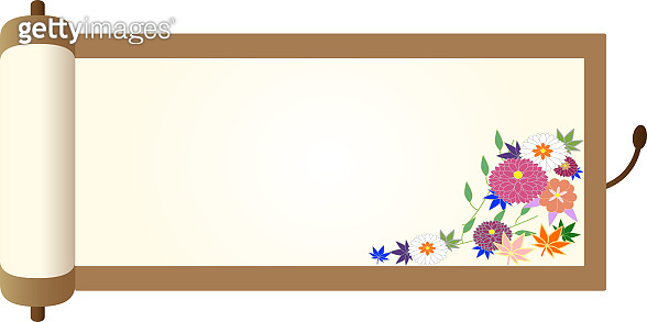 Japanese traditional scroll for interior decoration 이미지 (1157935447 ...