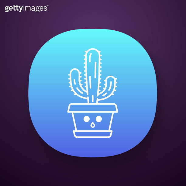 Elephant cactus app icon 이미지 (1194955146) 게티이미지뱅크