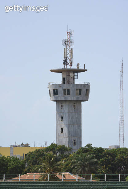 TV tower in the Togo Television compound (Togolese TV, Radio Lomé