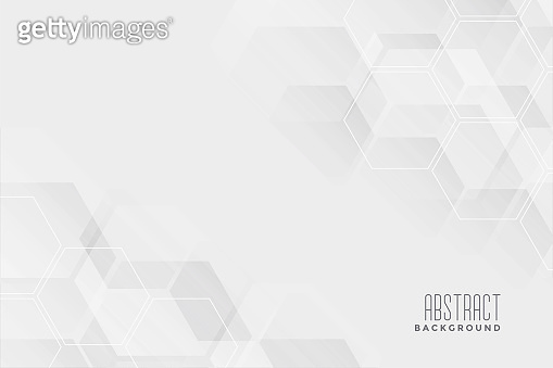 abstract hexagonal white background design 이미지 (1133122544) - 게티이미지뱅크
