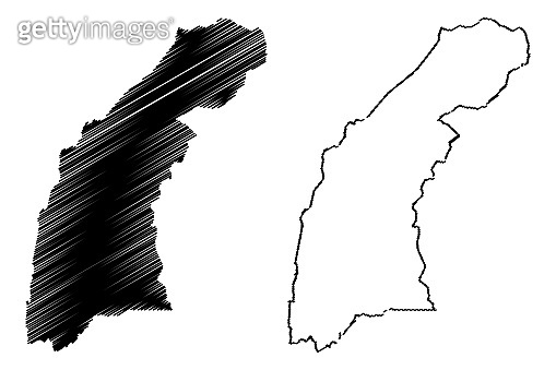Western Region map vector 이미지 (1140371326) - 게티이미지뱅크