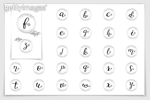 stock vector calligraphic vintage handwritten vector font for lettering ...