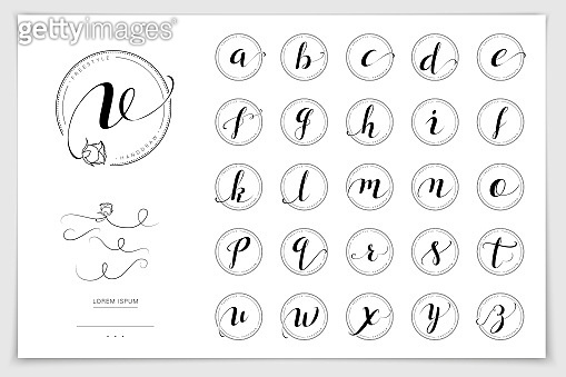 stock vector calligraphic vintage handwritten vector font for lettering ...