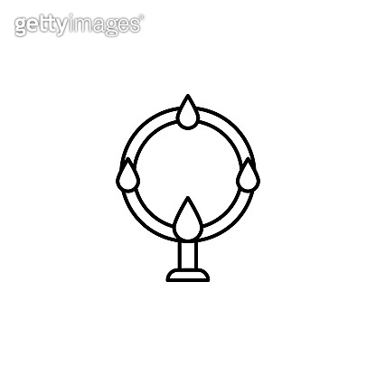 magic acrobatic outline icon. Signs and symbols can be used for web ...