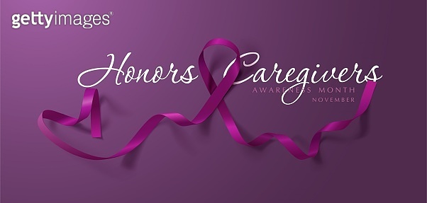 Honors Caregivers. National Family Caregivers Month. Calligraphy Poster ...