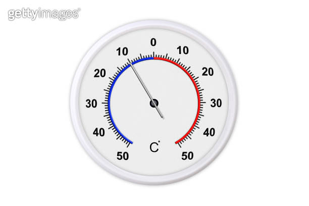 Celsius scale thermometer for measuring weather temperature ...