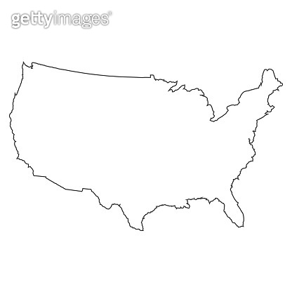 United States map background - 1135707935