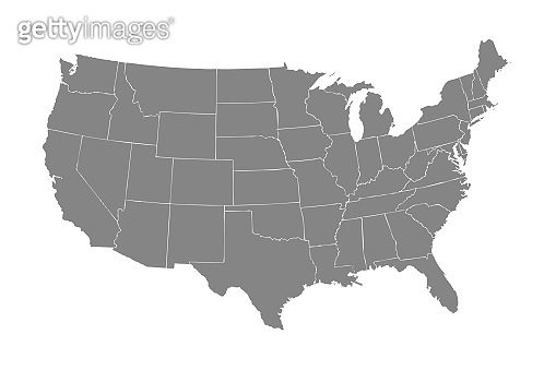 United States map background - 1135707929