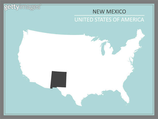New Mexico USA map downloadable - 1188031665