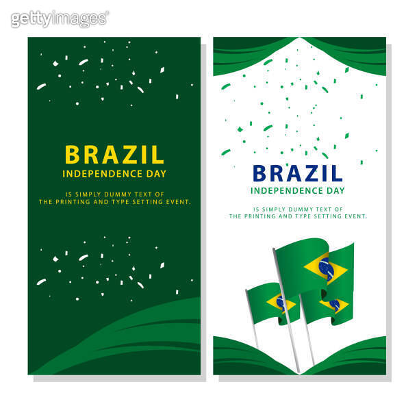Happy Brazil Independence Day Poster Vector Template Design ...