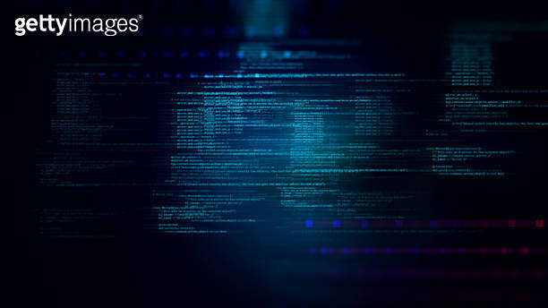 Programming code abstract technology background of software developer ...