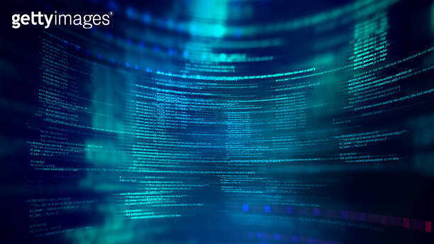 Programming code abstract technology background of software developer ...