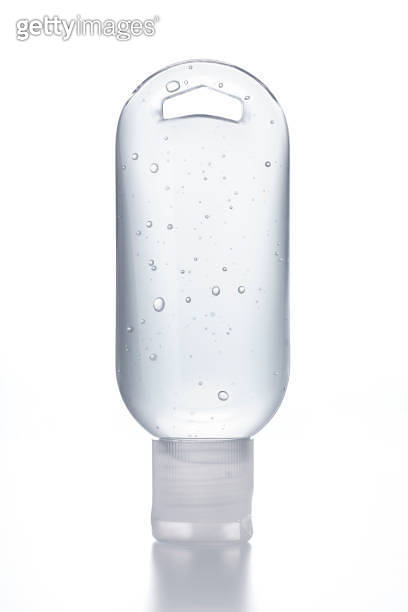 Hand alcohol gel squeeze on white background, Hand alcohol sanitizer ...