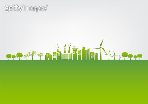 Green city, World environment and sustainable development concept ...