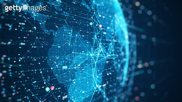 Global network connection and data connections concept. 이미지 (1271242779 ...