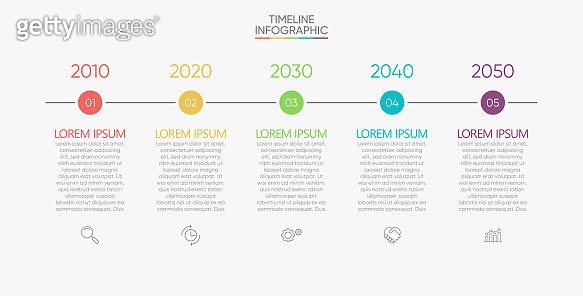 Branched Timeline Visualization Business data visualization. timeline infographic icons designed for ...