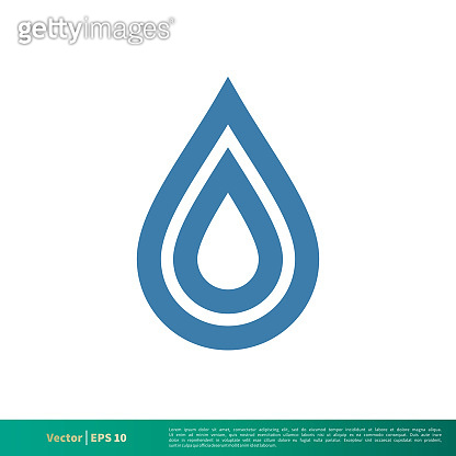 Drop Water Icon Vector Logo Template Illustration Design. Vector EPS 10 ...