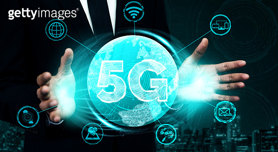 5G Communication Technology of Internet Network 이미지 (1219863945) - 게티이미지뱅크