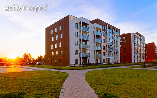 Apartment modern house and home residential buildings real estate ...