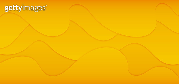 Fluid shape flow wave abstract background yellow color design 이미지 ...