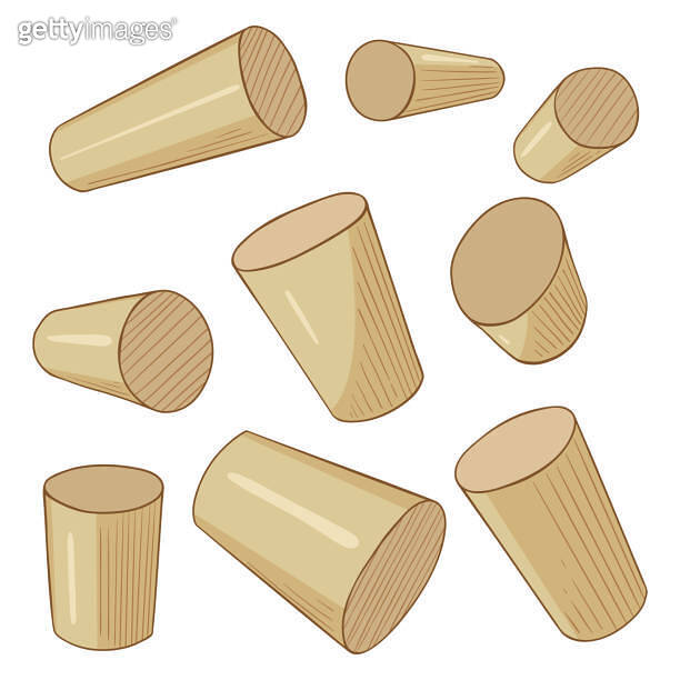 Vector Set of Cartoon Cylinders 이미지 (1222019897) - 게티이미지뱅크