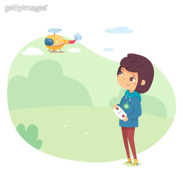 Boy Playing With Toy Helicopter Outdoors Kid Controling Flying boy-playing-with-toy-helicopter-outdoors-kid-controling-flying