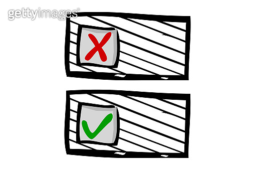 Vector Doodle Hand Draw Sketch on off oval Button or Switch 이미지 ...