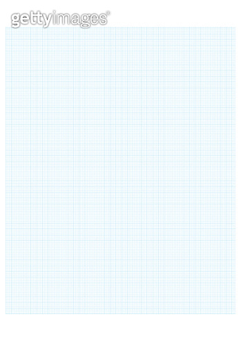 Millimeter grid on A4 size page. Divided by blue 1 mm lines. Sheet of ...