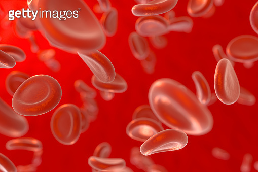 Blood and red blood cells,abstract conception,life and health,3d ...