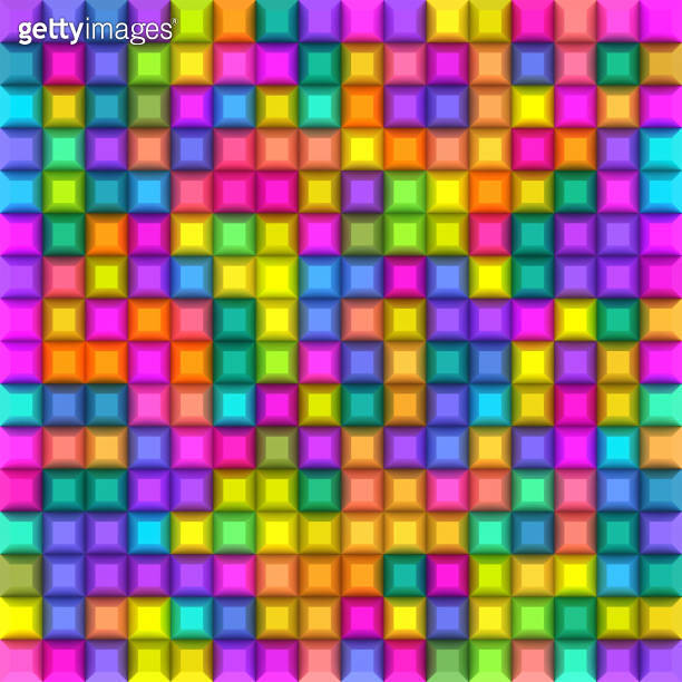 Colorful rectangle background illustration by 3D rendering 이미지 ...