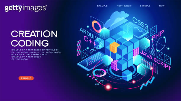 Programming Banner Programming web banner. Best programming languages. Technology process ...