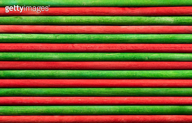 Green With Red Colour Wood Texture Background 1203356989 