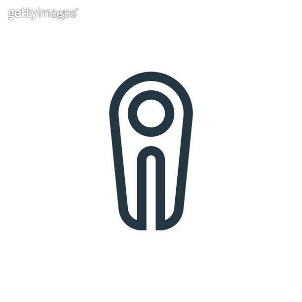 divot vector icon. divot editable stroke. divot linear symbol for use ...